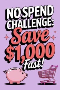 No-Spend Challenge: How to Save $1,000 in 30 Days